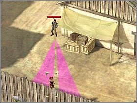 Ciało tego wartownika musi znaleźć się tuż przy bramie (#1) lub niedaleko koni - [Misja 4.1] Fort Wingate - The Prisoner cz.2 | Desperados 2 - Desperados 2: Coopers Revenge - poradnik do gry