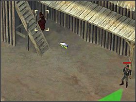 Z wykonaniem kolejnych czynności najlepiej zaczekać aż ponownie zjawią się tu dwaj żołnierze - [Misja 4.1] Fort Wingate - The Prisoner cz.2 | Desperados 2 - Desperados 2: Coopers Revenge - poradnik do gry