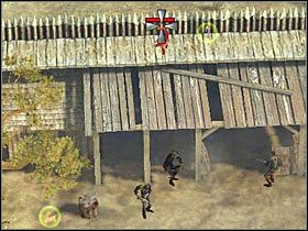 Spróbuj zbliżyć się do wejścia prowadzącego do saloonu - [Misja 4.4] Fort Wingate - The Revolt cz.1 | Desperados 2 - Desperados 2: Coopers Revenge - poradnik do gry