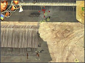 Na sam koniec zostaw sobie gostków, którzy patrolują fragmenty muru (#1) - [Misja 4.4] Fort Wingate - The Revolt cz.2 | Desperados 2 - Desperados 2: Coopers Revenge - poradnik do gry