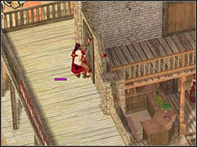 Teraz proponowałbym skierować się do tylnego wyjścia, czyli niewielkich schodów - [Misja 5.1] Santa Fe - Goodmans Account Books cz.1 | Desperados 2 - Desperados 2: Coopers Revenge - poradnik do gry