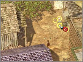 Wybierz teraz Doca i spróbuj zbliżyć się do wejścia prowadzącego do banku - [Misja 5.3] Santa Fe - The Bank Robbery cz.4 | Desperados 2 - Desperados 2: Coopers Revenge - poradnik do gry