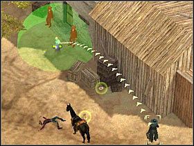 Podejdź teraz do drzwi i korzystając z umiejętności Doca otwórz je (#1) - [Misja 5.3] Santa Fe - The Bank Robbery cz.5 | Desperados 2 - Desperados 2: Coopers Revenge - poradnik do gry