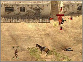 Kawałek dalej wpadniesz na nowych przeciwników (#1) - [Misja 5.4] Santa Fe - The Abduction cz.2 | Desperados 2 - Desperados 2: Coopers Revenge - poradnik do gry