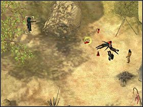 Teraz zacznij oczyszczać dolną część obozu - [Misja 6.1] Sacred Mountain - Captured Indians cz.2 | Desperados 2 - Desperados 2: Coopers Revenge - poradnik do gry