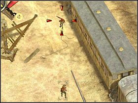 Na sam koniec zostaw sobie 2-3 bandytów pilnujących lokomotywy (#1) - [Misja 6.2] Sacred Mountain - The Way over the Pass cz.3 | Desperados 2 - Desperados 2: Coopers Revenge - poradnik do gry