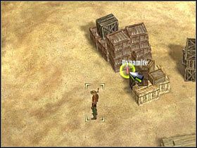 Spróbuj ustawić się teraz przy skałach i zlikwiduj widocznych w oddali dwóch bandytów (#1) - [Misja 6.2] Sacred Mountain - The Way over the Pass cz.3 | Desperados 2 - Desperados 2: Coopers Revenge - poradnik do gry