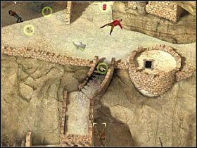 Na początek podnieś oczywiście kolejną laskę dynamitu (Dynamite), albowiem za kilkanaście sekund będzie ci ona potrzebna - [Misja 6.2] Sacred Mountain - The Way over the Pass cz.5 | Desperados 2 - Desperados 2: Coopers Revenge - poradnik do gry