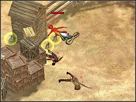 Teraz w analogiczny sposób będziesz musiał pozbyć się dwóch kolejnych przeciwników (#1) - [Misja 6.3] Sacred Mountain - The Execution cz.6 | Desperados 2 - Desperados 2: Coopers Revenge - poradnik do gry