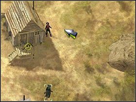 Doc będzie musiał dotrzeć do budynku, przy którym znajduje się amunicja do snajperki (Rifle ammo; #1) - [Misja 6.3] Sacred Mountain - The Execution cz.7 | Desperados 2 - Desperados 2: Coopers Revenge - poradnik do gry