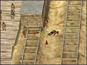 Spróbuj teraz przesunąć się nieco do góry i zlikwidować jednego z bandytów (#1) - [Misja 6.4][FINAŁ] Sacred Mountain - Coopers Revenge cz.1 | Desperados 2 - Desperados 2: Coopers Revenge - poradnik do gry