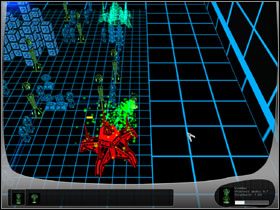 Pierwszą rzeczą, jaką robimy po rozpoczęciu gry jest przedostanie się do zielonego regeneratora życia - pozwala on na uleczenie jednostki, którą na nim umieścimy - Rozgrywka | Neuro Hunter - Neuro Hunter - poradnik do gry