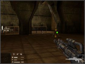 Najpierw odwiedzimy pomieszczenie w (3) , gdzie jest umiejscowiona skrzynia, a w niej pierwsza część amuletu buntowników - [Misja 25] Amulet buntowników | Neuro Hunter - Neuro Hunter - poradnik do gry