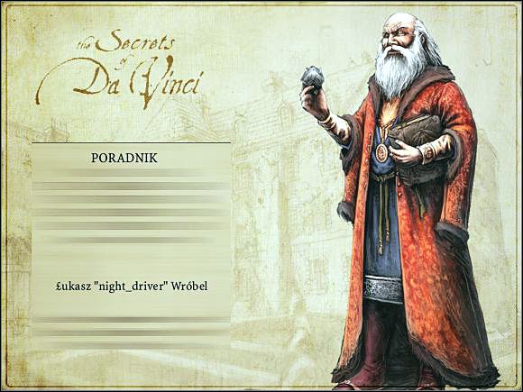 Witajcie - The Secrets of Da Vinci: Zakazany manuskrypt - poradnik do gry