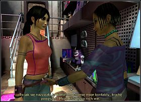 Dziewczyna wchodzi do środka, a tam zaskakuje ją Wonkers - Dla przyjaciela | Rozdział 2 - Zagubienie w Dreamfall The Longest Journey - Dreamfall: The Longest Journey - poradnik do gry