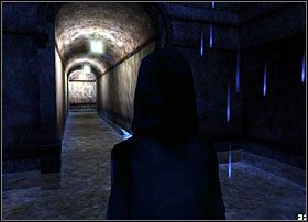 Zoe zeskakuje do wody i wchodzi w przejście tuż za rusztowaniem (szczęśliwie, widać, że jest oświetlone) - 201 (1) | Rozdział 3 w Dreamfall The Longest Journey - Dreamfall: The Longest Journey - poradnik do gry