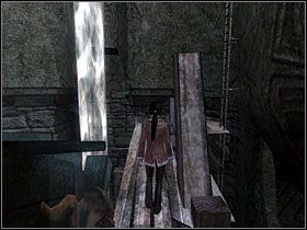 Znalazłszy się na platformie, rusza przed siebie, ups - Podziemie | Rozdział 4 - Zima w Dreamfall The Longest Journey - Dreamfall: The Longest Journey - poradnik do gry