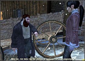 Czeka ją droga z powrotem, bowiem wspomniana uliczka mieści się aż za oberżą - Markuria | Rozdział 4 - Zima w Dreamfall The Longest Journey - Dreamfall: The Longest Journey - poradnik do gry