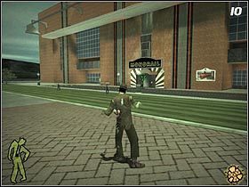 Idąc przed siebie natrafisz na pierwszych, uzbrojonych w broń palną przeciwników - Welcome to Punchbowl | Solucja Stubbs the Zombie in Rebel Without a Pulse - Stubbs the Zombie in Rebel Without a Pulse - poradnik do gry