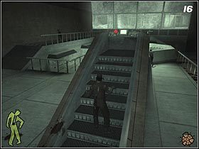 Tuż obok znajduje się wejście do budynku (#14), z którego skorzystaj, wcześniej wysiadając z pojazdu - Bleeding Ground | Solucja Stubbs the Zombie in Rebel Without a Pulse - Stubbs the Zombie in Rebel Without a Pulse - poradnik do gry