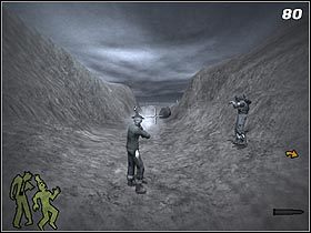 Gdy pojawią się nowi wrogowie, postaraj się przejąć jednego z nich przy pomocy ręki (#80) - Fall of the House of Otis (1) | Solucja - Stubbs the Zombie in Rebel Without a Pulse - poradnik do gry