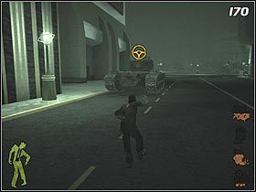 Po lewej stronie stoi czołg (#170) - Paved with Good Intentions (2) | Solucja - Stubbs the Zombie in Rebel Without a Pulse - poradnik do gry