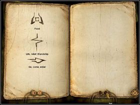 Zabierz z niej następujące przedmioty: rafię [raffia], mały nóż [small knife], pusty rondel [empty pot], długi pasek [long strap], naboje [cartridges], baryłkę prochu [powder barrel], roślinę [vine plant], trzy zamknięte puszki [closed tin can], niebieski zużyty silnik rakietowy [spent (blue) retror - Poradnik do gry - PODRÓŻ NA KSIĘŻYC cz.1 | Journey to the Moon Podróż na Księżyc - Journey to the Moon: Podróż na Księżyc - poradnik do gry