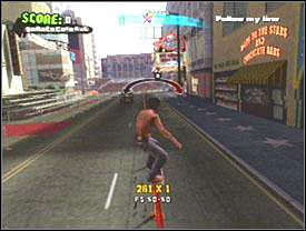 Zagadaj do Lana który stoi obok metra - Hollywood #4 | Story mode | Tony Hawks American Wasteland - Tony Hawks American Wasteland - poradnik do gry