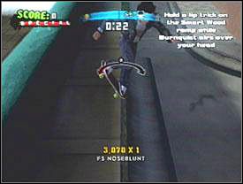 Tony jest obok dużego basenu - Santa Monica #2 | Story mode | Tony Hawks American Wasteland - Tony Hawks American Wasteland - poradnik do gry