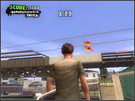 Na drutach nad halfpipem w skateparku - Santa Cruz | Classic mode | Tony Hawks American Wasteland - Tony Hawks American Wasteland - poradnik do gry
