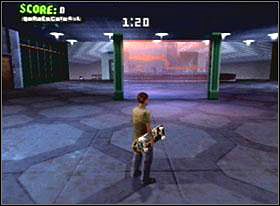 Wjedź po pierwszych schodach na piętro - The Mall | Classic mode | Tony Hawks American Wasteland - Tony Hawks American Wasteland - poradnik do gry