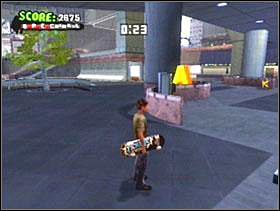 A - Przy bramkach na niższy poziom lotniska - Kyoto | Classic mode | Tony Hawks American Wasteland - Tony Hawks American Wasteland - poradnik do gry
