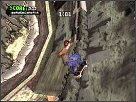 Rozpędź się i dosięgnij taśme na środku rampy wysypiska - Kyoto | Classic mode | Tony Hawks American Wasteland - Tony Hawks American Wasteland - poradnik do gry