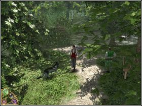 Budząc się, zauważysz, że nie ma Zaka - skrył się za drzewem parę metrów za Tobą - MIKSTURA cz.2 | Keepsake - Keepsake - poradnik do gry