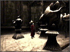 Po przejściu przez nie trafisz do pomieszczenia gdzie przywita Cię trzech łuczników - Misja #4 | Solucja | Devil May Cry 3 Dantes Awakening - Devil May Cry 3: Dantes Awakening - Edycja Specjalna - poradnik do gry