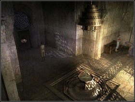 Teraz, gdy Ann jest w przebraniu, nie będzie miała problemów z dostaniem się do komnat księcia, strażnik po prostu usunie się jej z drogi - PAŁAC KSIĄŻĘCY W MADARGANIE cz.4 | Paradise - Paradise - poradnik do gry