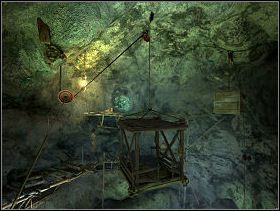 Wylej zawartość lampy naftowej na linę obok kłódki i podpal ją zapalniczką - KOPALNIA cz.2 | Paradise - Paradise - poradnik do gry