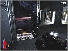 Zanim skierujesz się do drzwi, zlustruj dokładnie pomieszczenie, w którym aktualnie przebywasz - [Solucja] Crash Landing cz.1 | Prey - Prey (2006) - poradnik do gry