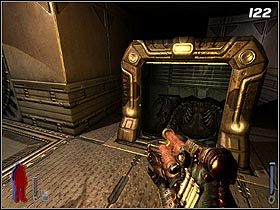 Zejdź do połowy trasy i skręć w prawo lub w lewo (#121) - [Solucja] Crash Landing cz.2 | Prey - Prey (2006) - poradnik do gry