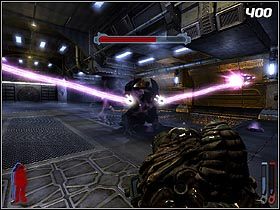Rozpocznij ostrzał potwora, unikając przy okazji jego śmiertelnie niebezpiecznych narzędzi zagłady - [Solucja] Resolutions | Prey - Prey (2006) - poradnik do gry