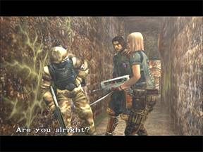 Miał szczęście i przeżył. Od niego dostaniemy mały kluczyk. - Łuk Triumfalny- Kanały - Paryż cz.3 | Onimusha 3 Demon Siege - Onimusha 3: Demon Siege - poradnik do gry