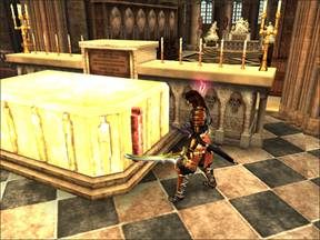Ten ołtarz musi kryć jakąś tajemnice! - Podziemia Katedry Notre Dame - Paryż cz.1 | Onimusha 3 Demon Siege - Onimusha 3: Demon Siege - poradnik do gry