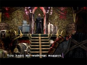 Wygląda na to, że Guildenstern niczego się nie nauczył, znowu próbuje uciec. - Podziemia Katedry Notre Dame - Paryż cz.4 | Onimusha 3 Demon Siege - Onimusha 3: Demon Siege - poradnik do gry