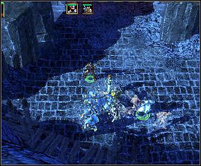 Kieruj się na południe, likwidując po drodze wszystkie grupy szkieletów i duchów - The Catapults of Underhall - Underhall (2) | Threatened Homelands - Spellforce 2: Czas Mrocznych Wojen - poradnik do gry