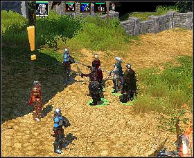 Porozmawiaj z Matricusem - Nightsong and the Message for the King - Rushwater Downs (2) | Threatened Homelands - Spellforce 2: Czas Mrocznych Wojen - poradnik do gry