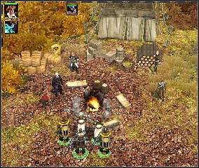 Tuż obok obozu kupców spotkasz rodzinę Greyów (9) - The Clans - Gate of Swords (2) | Ur the Patriarch - Spellforce 2: Czas Mrocznych Wojen - poradnik do gry