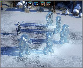 Aman zabezpieczyła drogę do swej siedziby (22) siecią wieżyczek strażniczych - The Catapults of Underhall - Underhall (3) | Threatened Homelands - Spellforce 2: Czas Mrocznych Wojen - poradnik do gry