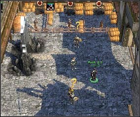 Generał nie jest zbyt pomocny, skieruje Cię do Cardogana, szefa gildii rzemieślników - The Bows of Dun Mora - Sevenkeeps (3) (1) | Threatened Homelands - Spellforce 2: Czas Mrocznych Wojen - poradnik do gry