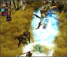 Teraz ruszaj do dna krateru i znajdującego się tam strażnika - Maugrona (6) - The Black Mirror - Crater (2) | Ur the Patriarch - Spellforce 2: Czas Mrocznych Wojen - poradnik do gry