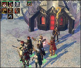 Po przejściu przez portal (1) lądujesz w krainie lodowych stworów - The Hunt - Song Glass (1) | Malacay - Spellforce 2: Czas Mrocznych Wojen - poradnik do gry